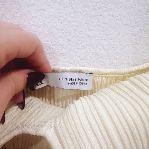 Zara || Ribbed Knit Bodysuit - Picture 13 of 13